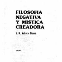 Filosofía negativa y mística creadora.PDF