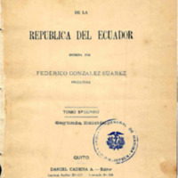 Historia General de la República del Ecuador - Tomo Segundo